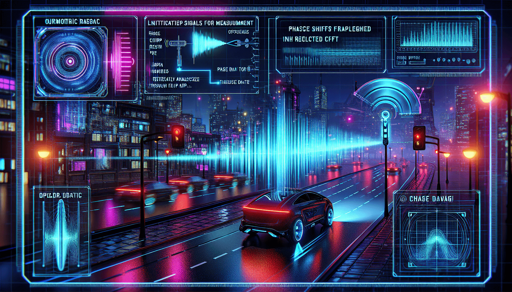 How automotive radar measures the velocity of objects