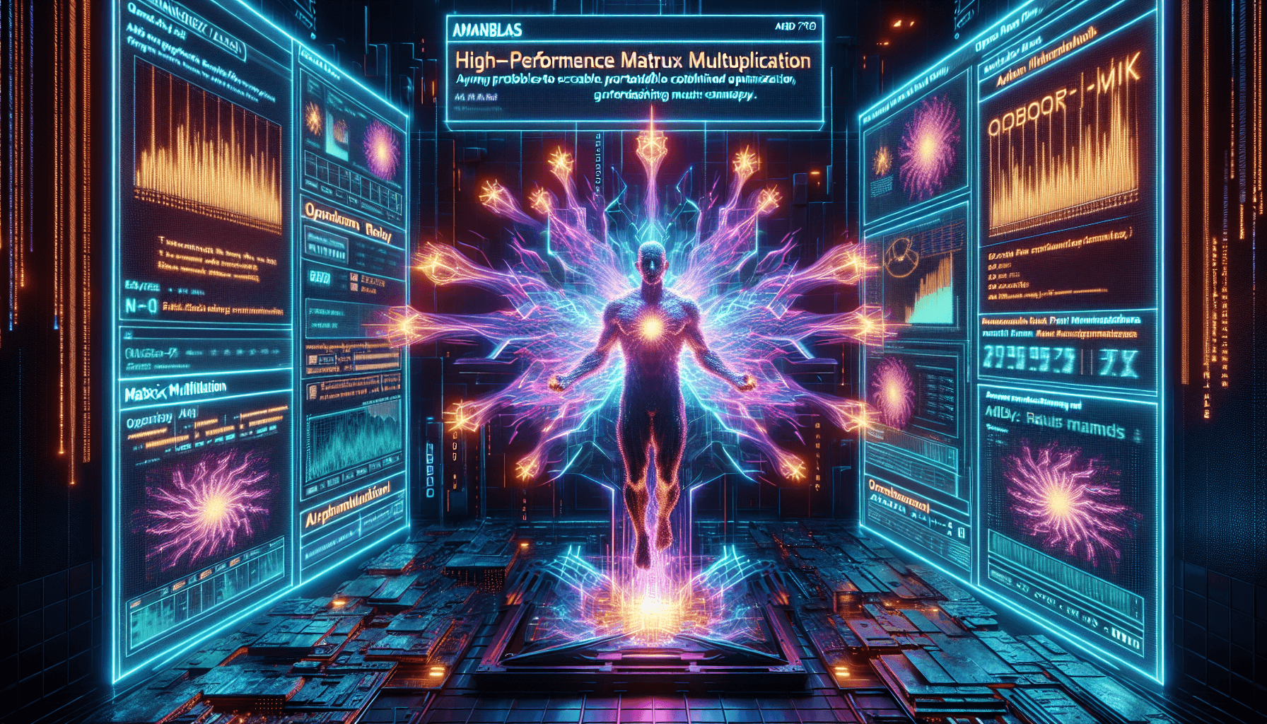 Beating NumPy matrix multiplication in 150 lines of C