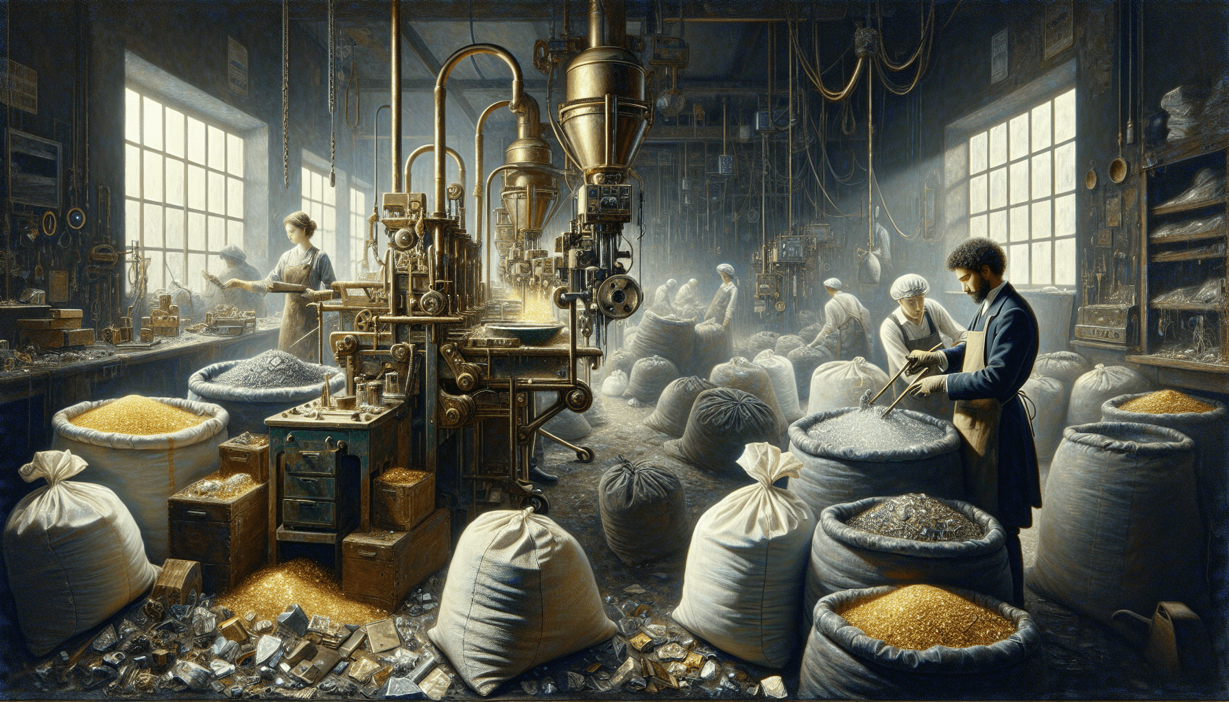 How do jewellers capture every last particle of gold dust? (2017)